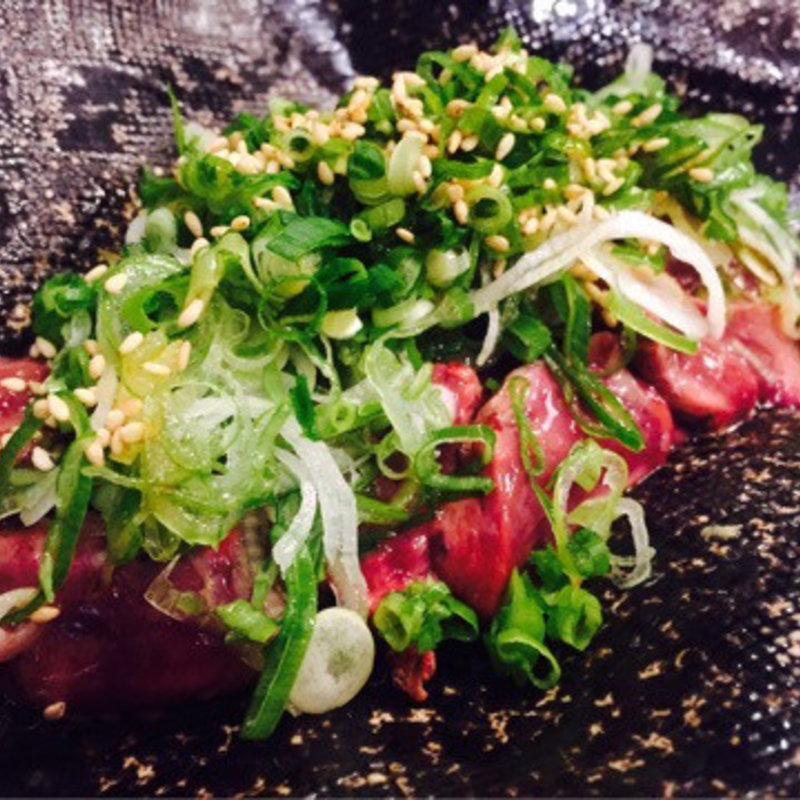 炙りレバーねぎまみれ(旬彩家　とり遊)