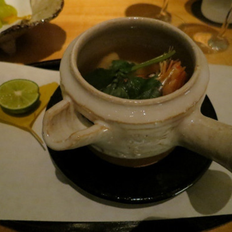 松茸土瓶蒸し(日本料理 旬房)