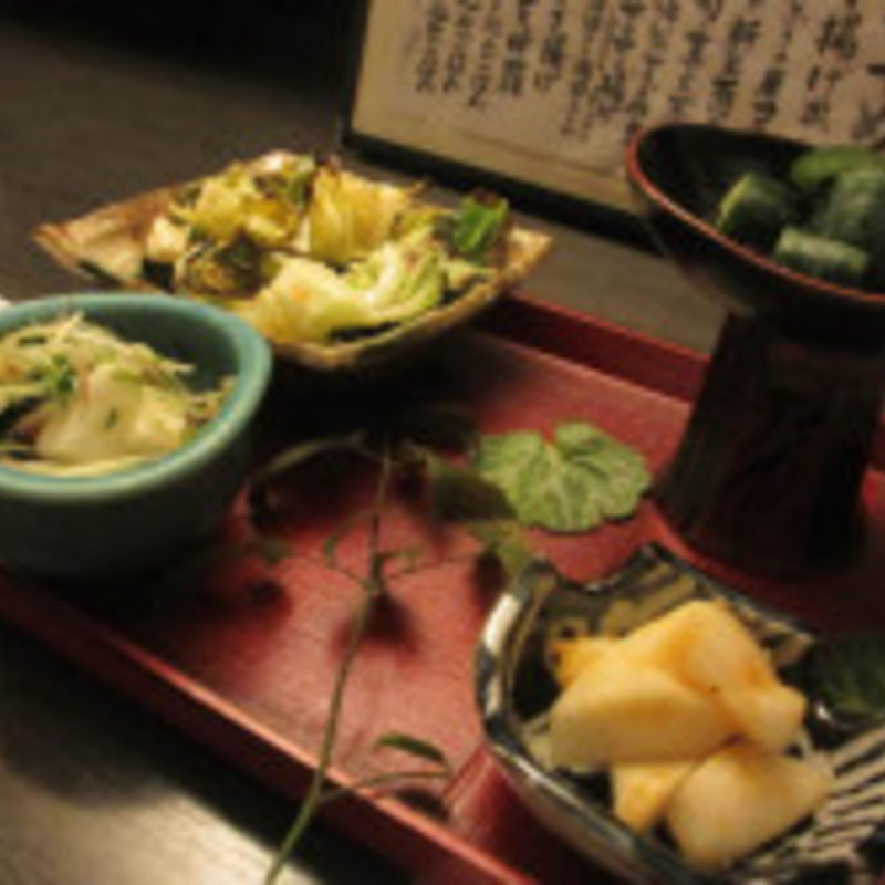 春の旬菜いろいろ　四点盛り(旬菜 おぐら家)