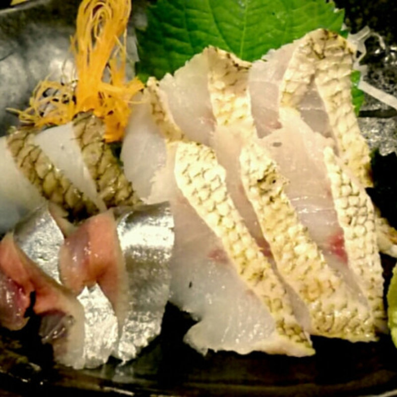 ノドグロのお造り(旬菜 てる)