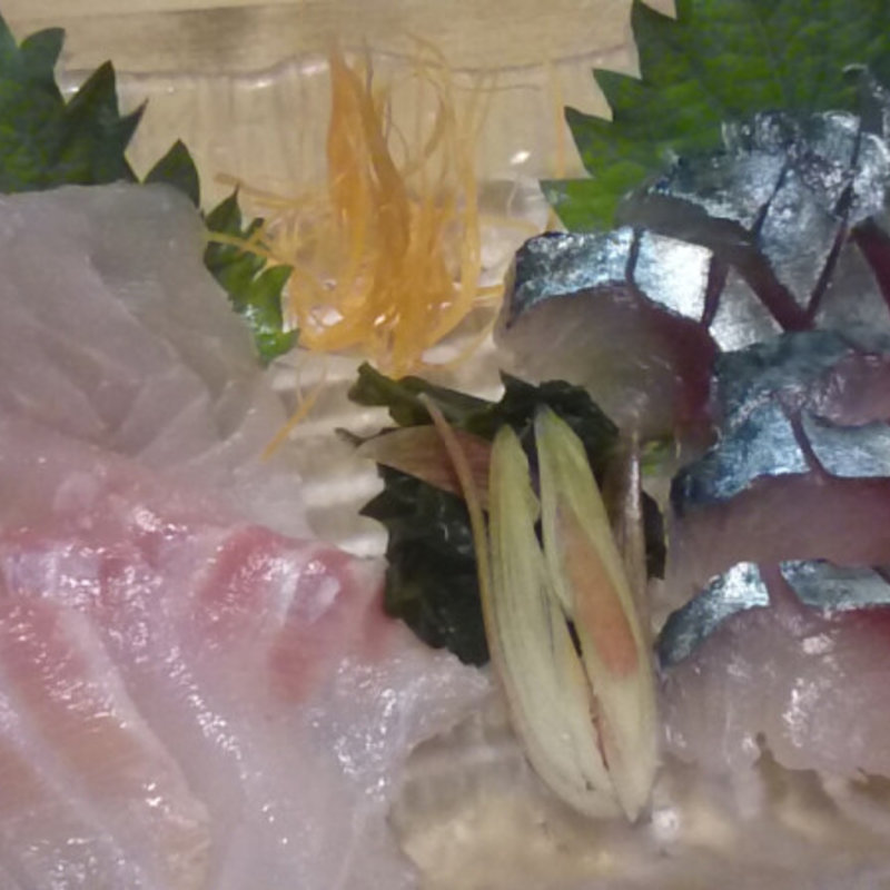 石垣鯛と釣り鯖(旬菜 てる)