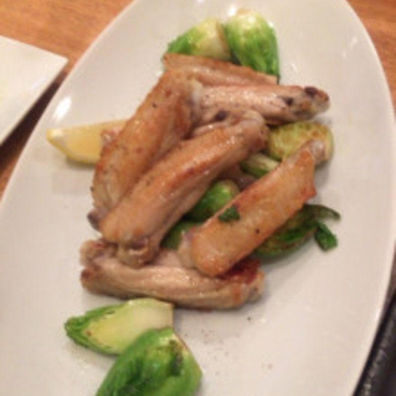 春雷と手羽元の塩麹炒め(旬菜 agro)