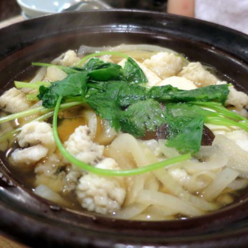 ハモ小鍋(旬菜 たにはら)