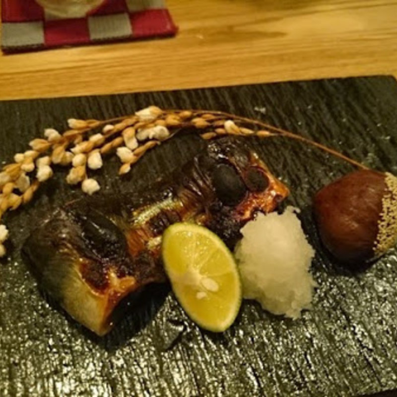 秋刀魚の肝醤油焼き(星火)