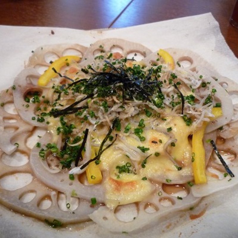 蓮根ピザ(昇)