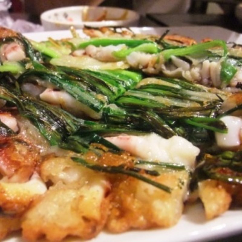 海鮮チヂミ(明洞純豆腐 新大阪店)