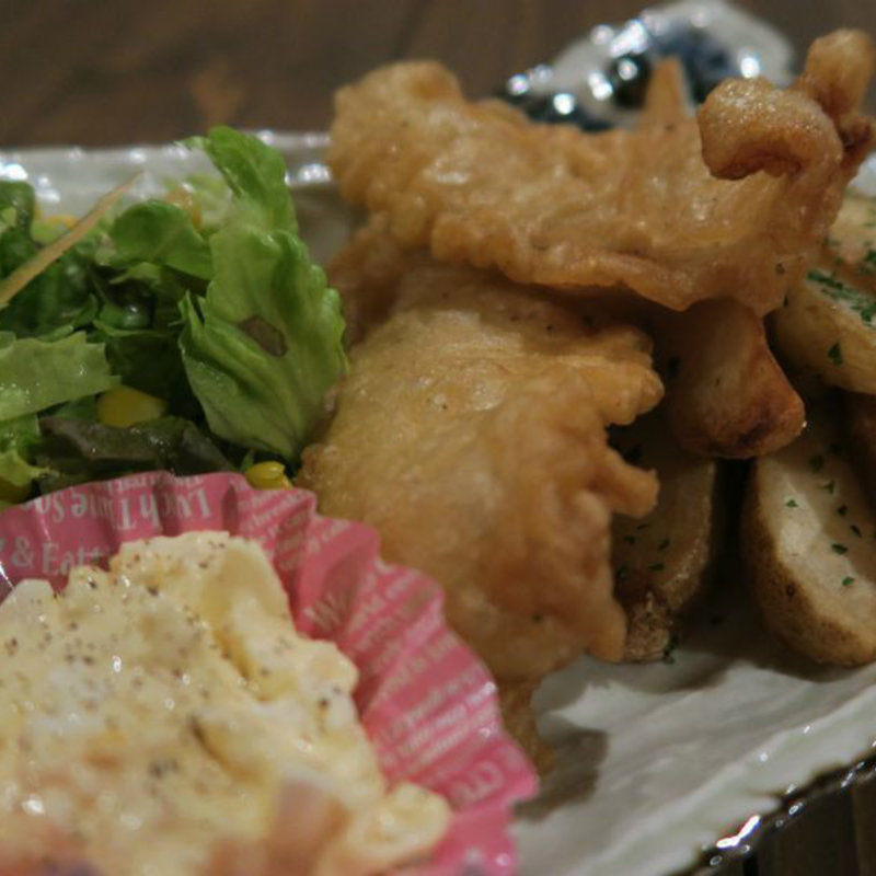 フィッシュ＆チップス(明石麦酒工房 時)