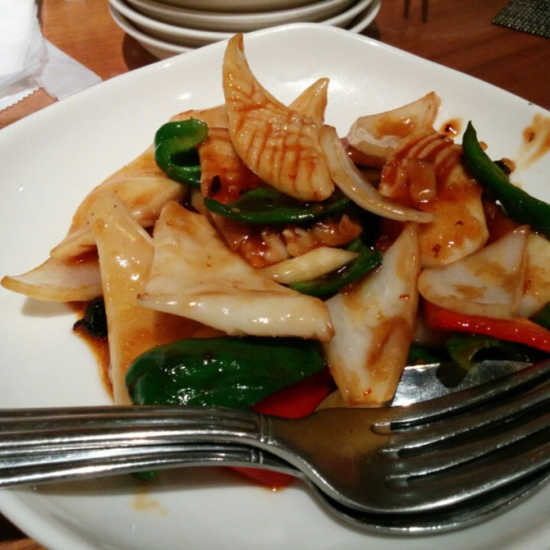 いかと野菜の炒めもの(星海鮮酒家 晴海店)