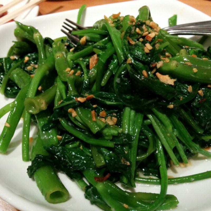 空心菜の炒めもの(星海鮮酒家 晴海店)