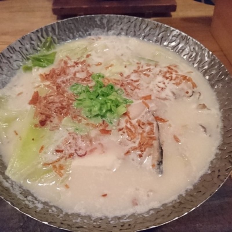 一人鍋 カキのクリーム鍋(星火)