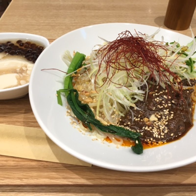 麻辣豆乳冷麺(春水堂 横浜ポルタ店)