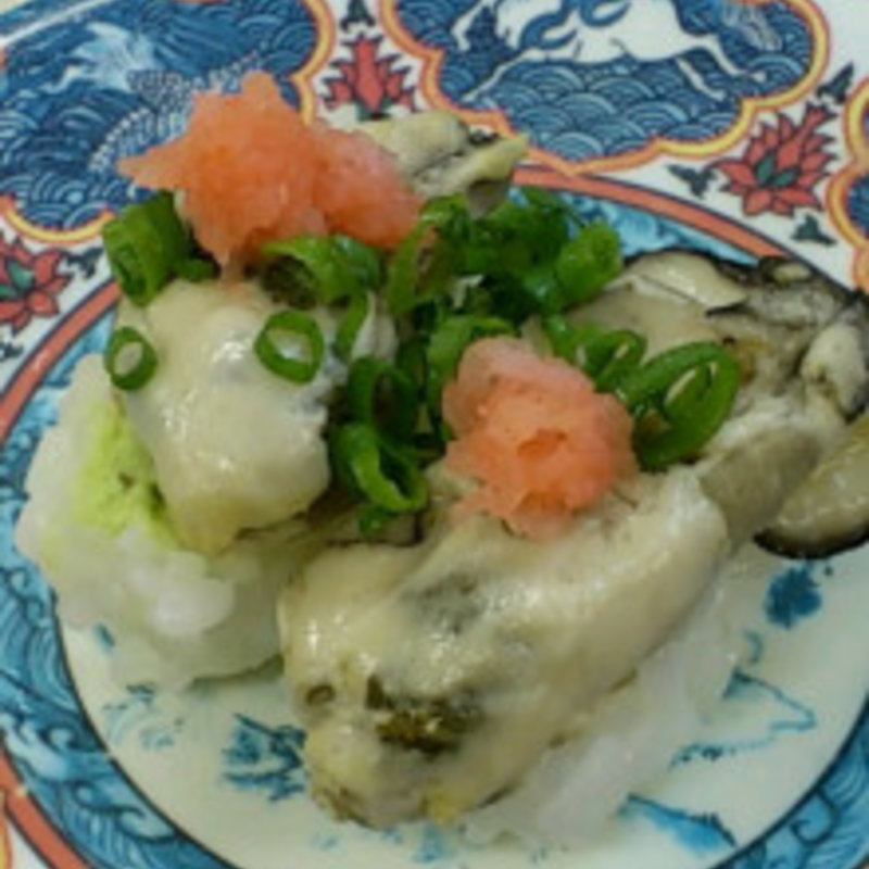 蒸しガキ(昭和匠寿司藤沢店)