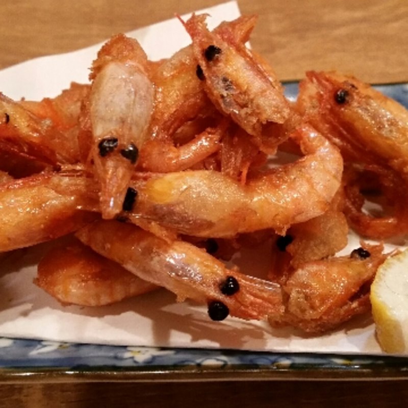甘エビのから揚げ(普通の食堂いわま)