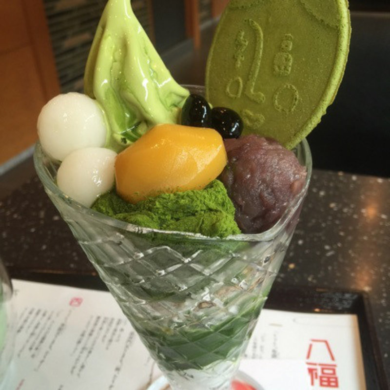 抹茶パフェ(普門庵 二の茶寮 )