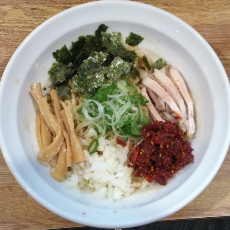 海老辛油そば(月麺)