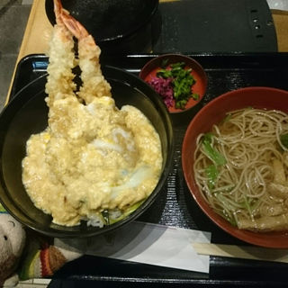 天丼蕎麦セット(有喜屋 清水吉晴庵 （うきや）)