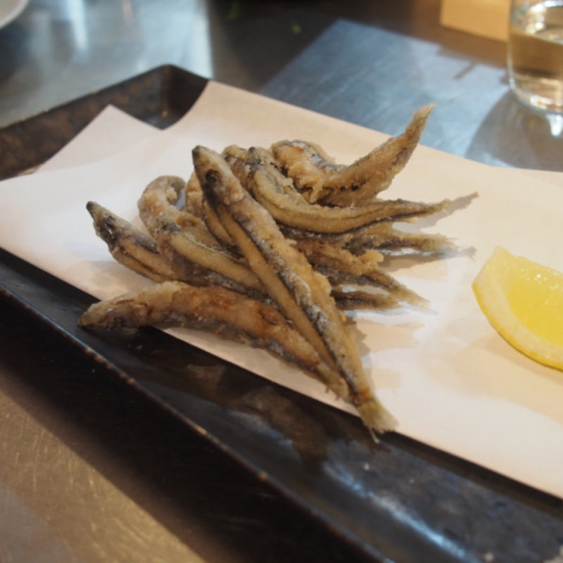 きびなご唐揚げ(朝とった魚 薩摩じんべえ)