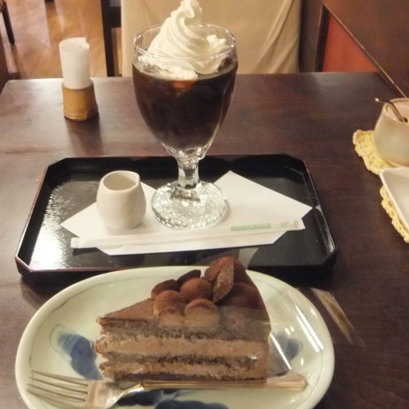 ケーキセット(茶房 朝倉)