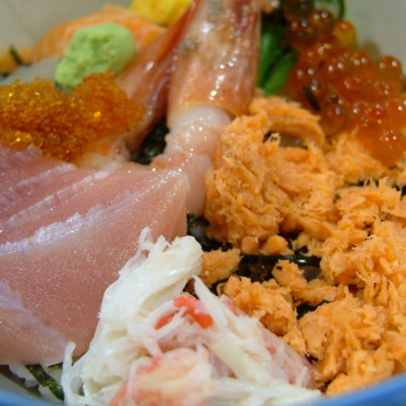 五目丼(朝市食堂 二番館)