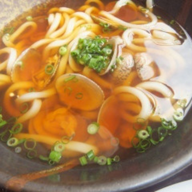 あさりうどん(房総海鮮処 木更津庵 (海ほたる) 5F)