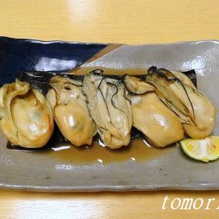 牡蠣の松前焼き(本むら庵 荻窪本店)
