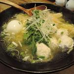鶏三昧塩ら～麺＋塩煮たまご(本丸亭 横浜店)