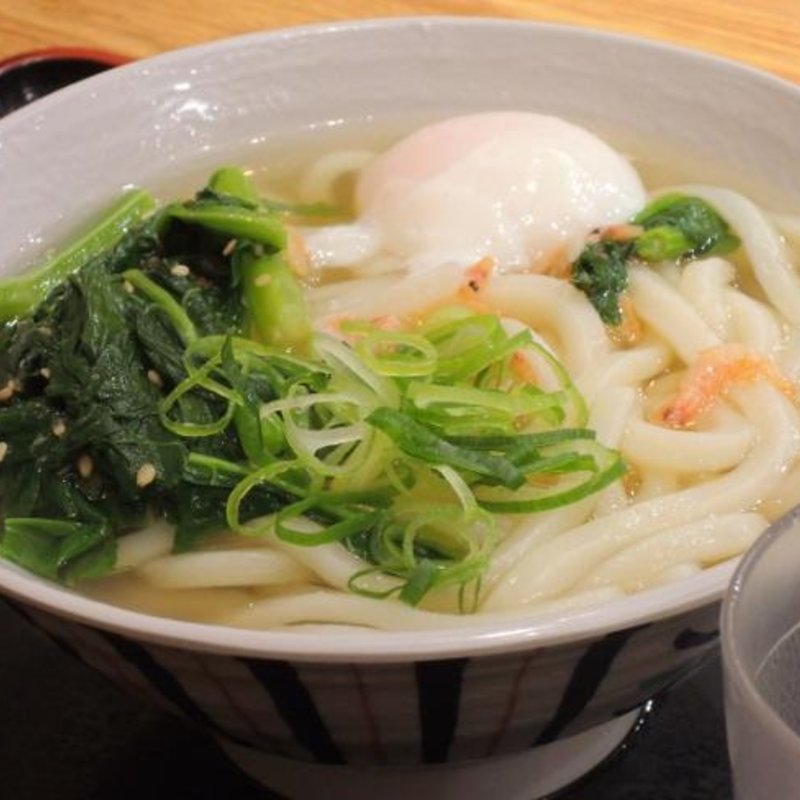 からし和え　のらぼう菜うどん(本場さぬきうどん めりけんや 武蔵小杉店)