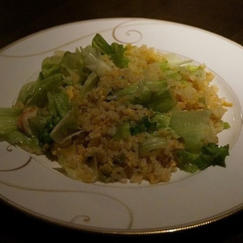 蟹レタスチャーハン(本場四川料理 楼蘭 （ロウラン）)