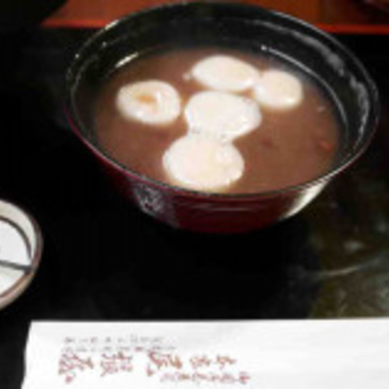 蕎麦白玉ぜんざい(本家 尾張屋 本店 （ほんけおわりや）)