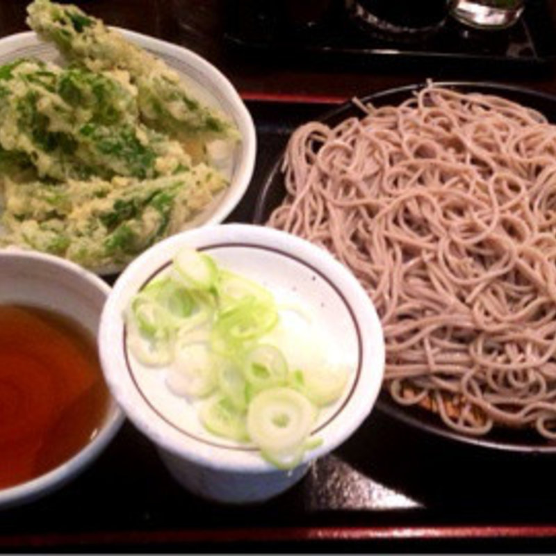 明日葉の天ぷらそば(本家しぶそば)