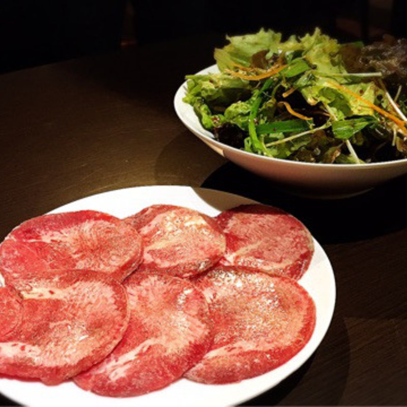 上タン塩　銀座サラダセット(銀 )