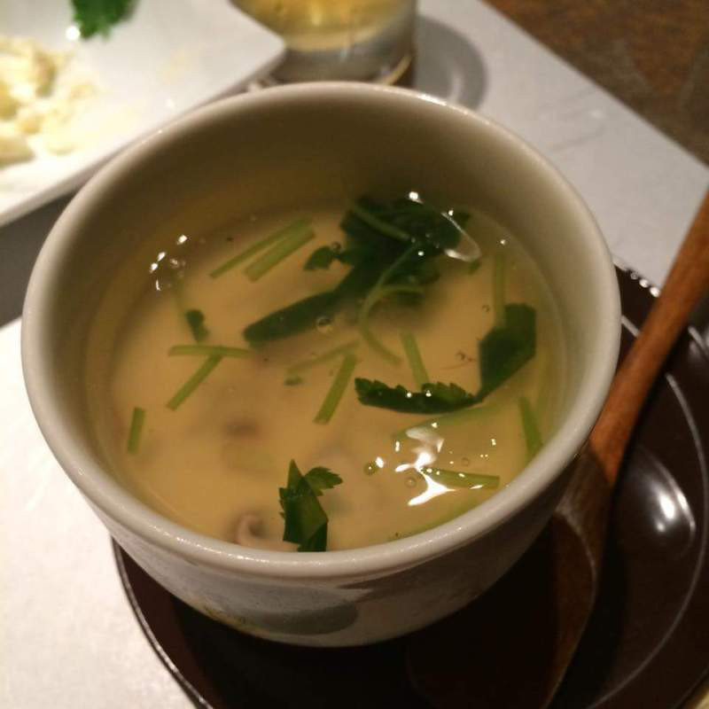 冷製茶碗蒸し(本等鮨 海馬 （ほんとうずし かいば）)