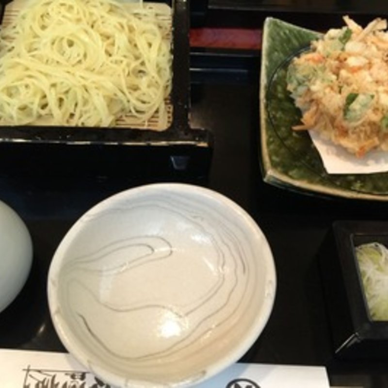 かき揚げ天もり(新橋 本陣房)