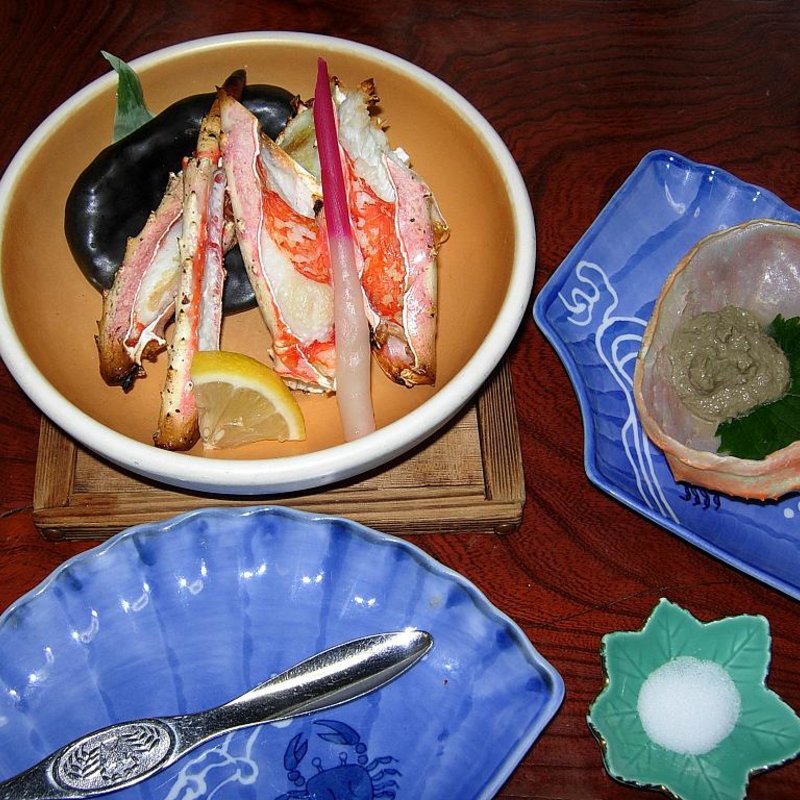 タラバ焼かに(札幌かに本家 すすきの店 （かにほんけ）)