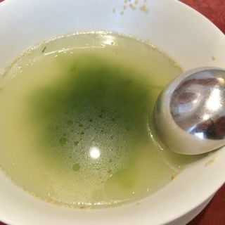 青のりスープ