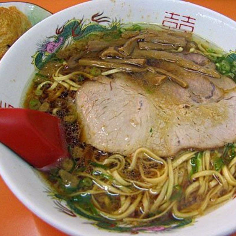 中華そば+いなり寿司(朱華楼 )