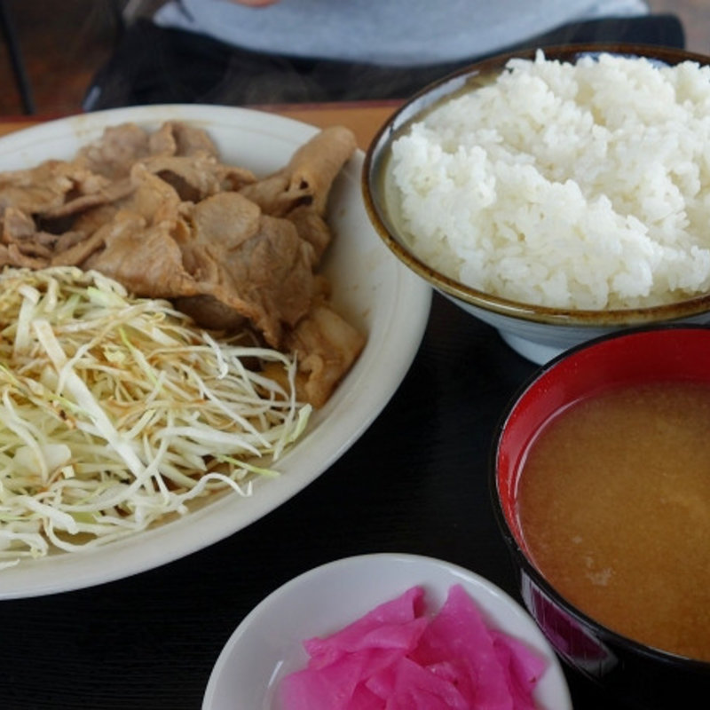 しょうが焼き定食(来々軒)