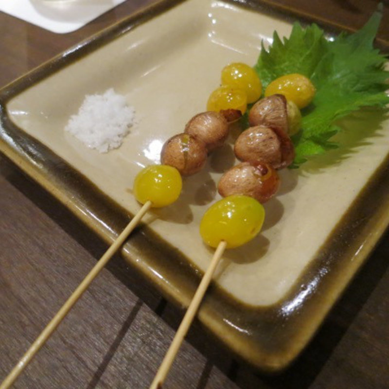 ぎんなん　2本(東京やきとり亭 銀座店)