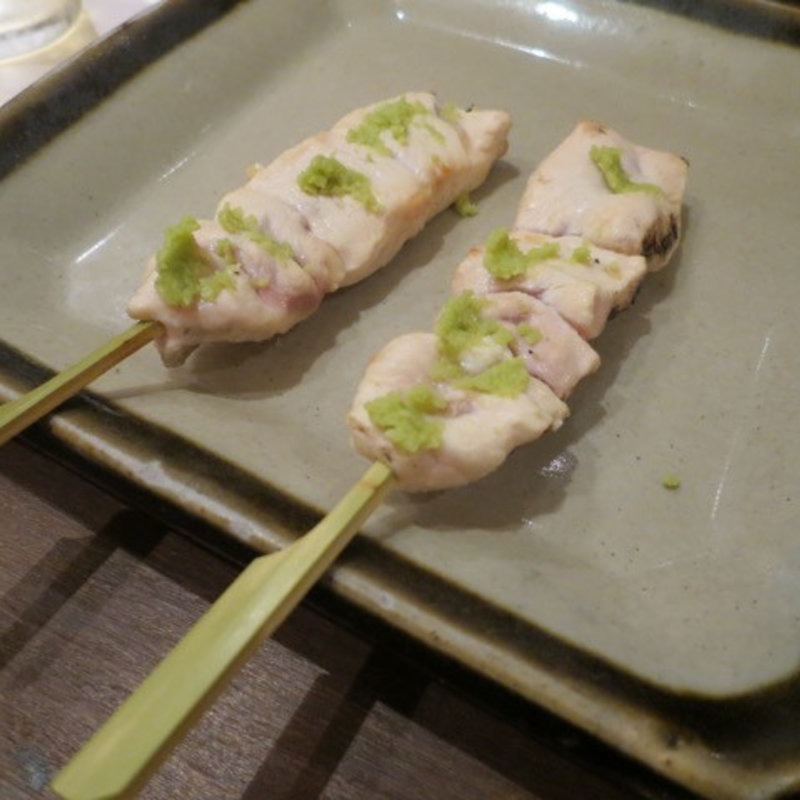 わさび焼き　1本(東京やきとり亭 銀座店)