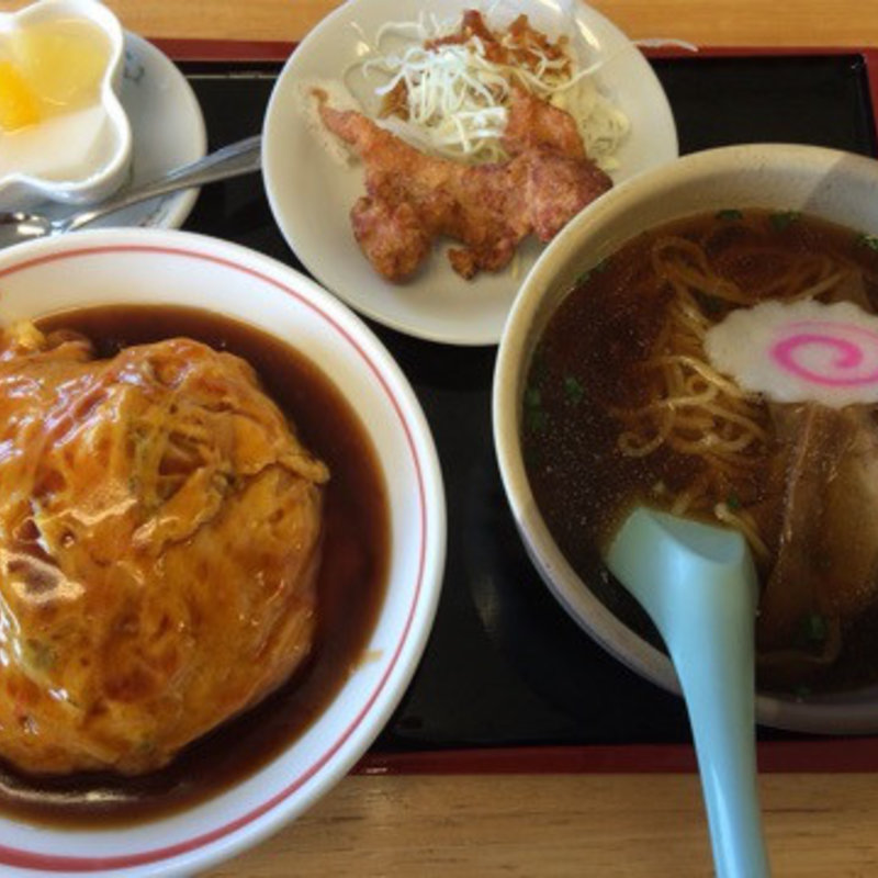 天津飯セット(東仙 )