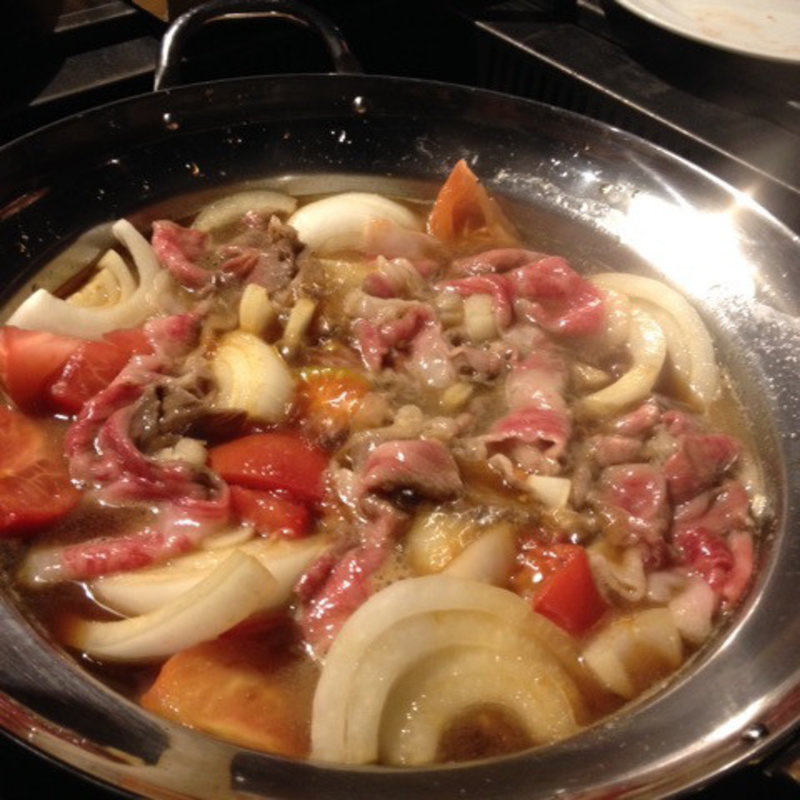 トマトすき焼き(東北三昧 みちのく邸 )