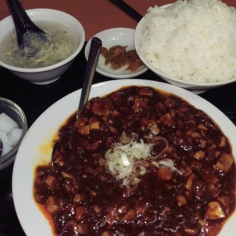 麻婆豆腐定食(東北餃子房 早稲田店)