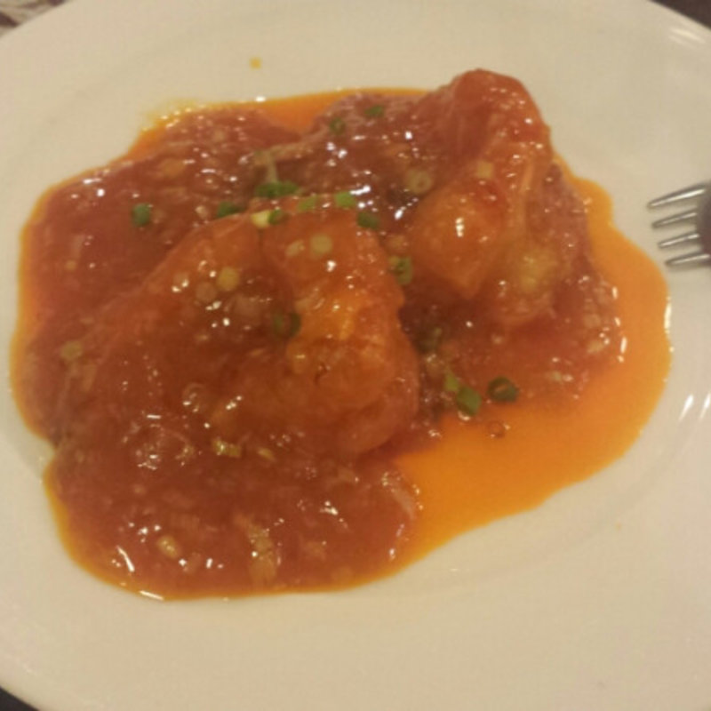 大海老のチリソース(東方廳 浜松町店)