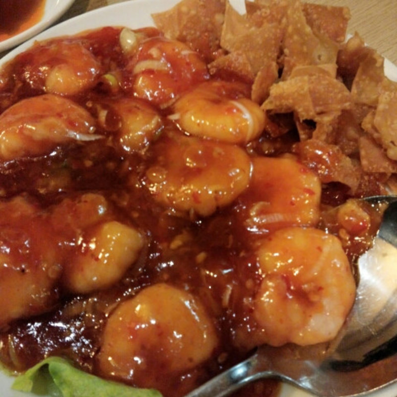 エビチリ(東晶飯店)