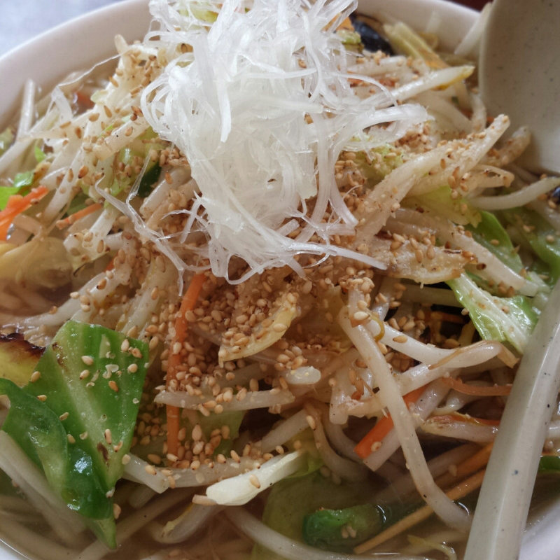 野菜塩ラーメン（大盛り）(東横 愛宕店 （とうよこ）)