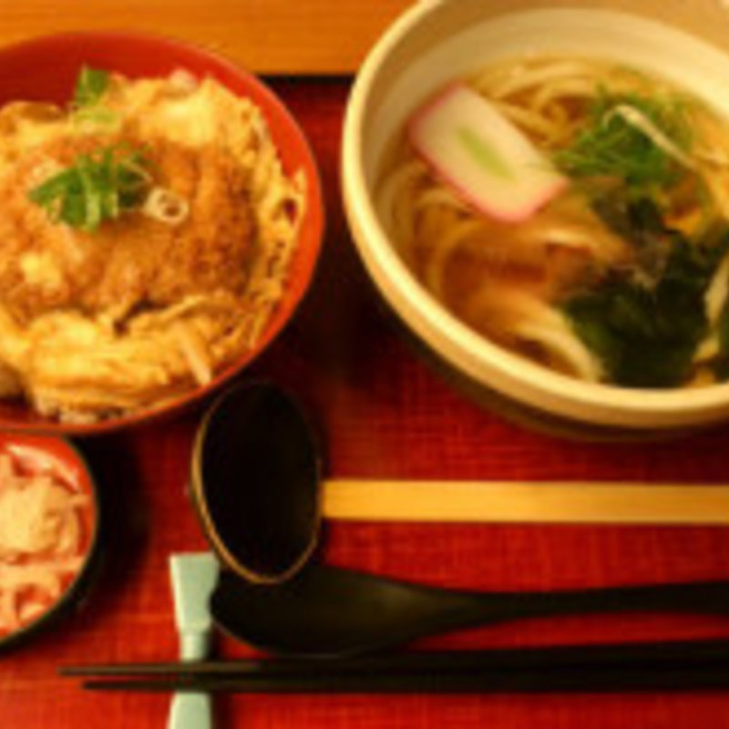 カツ丼定食(実演手打うどん 杵屋 川崎アゼリア店)