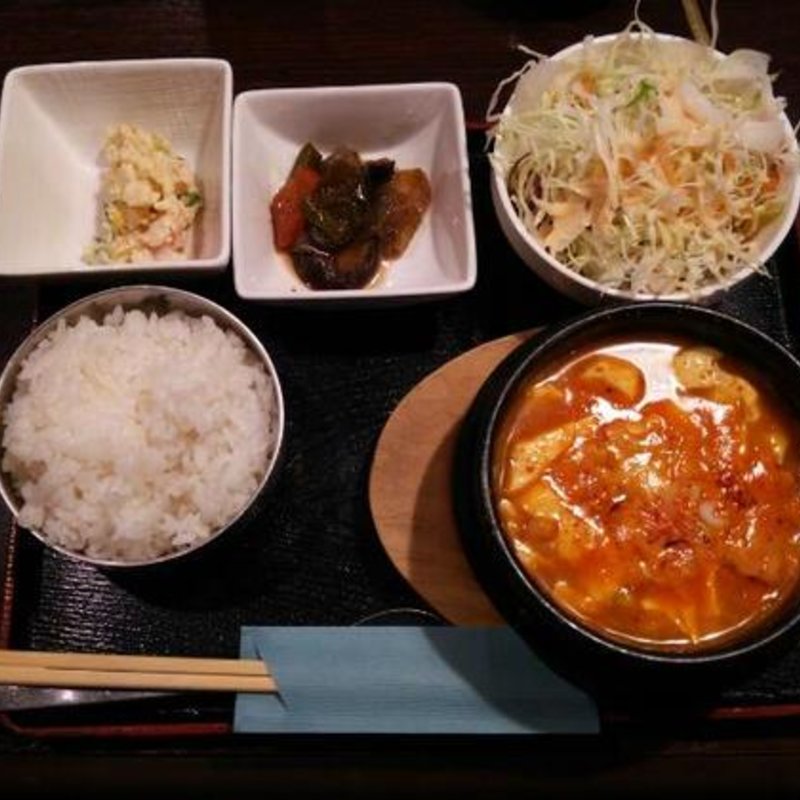 スンドゥブ定食(松の木)