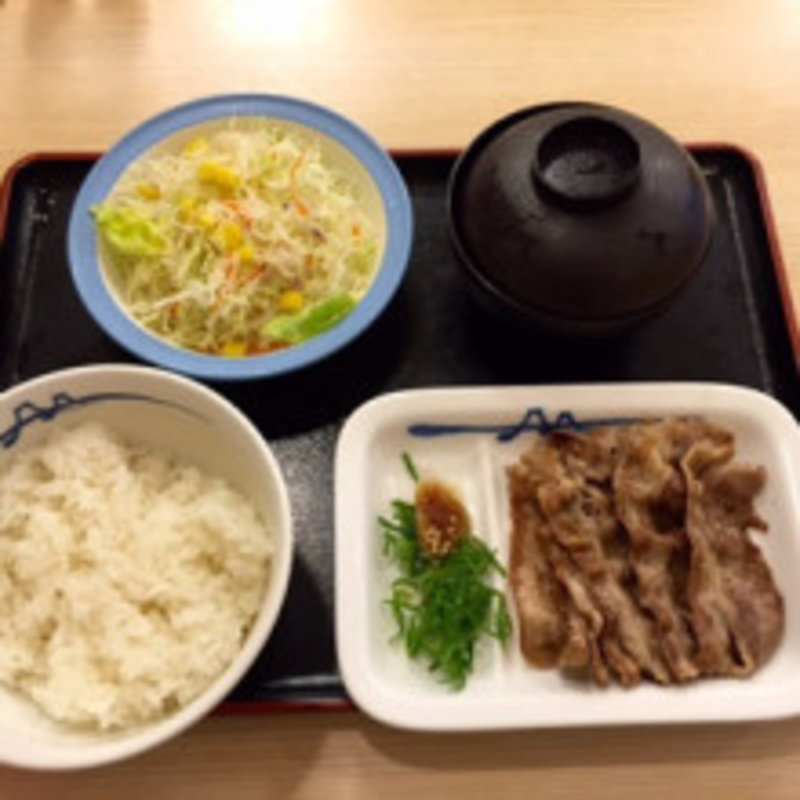 五十周年記念 牛焼肉定食(松屋 川崎西口店 )