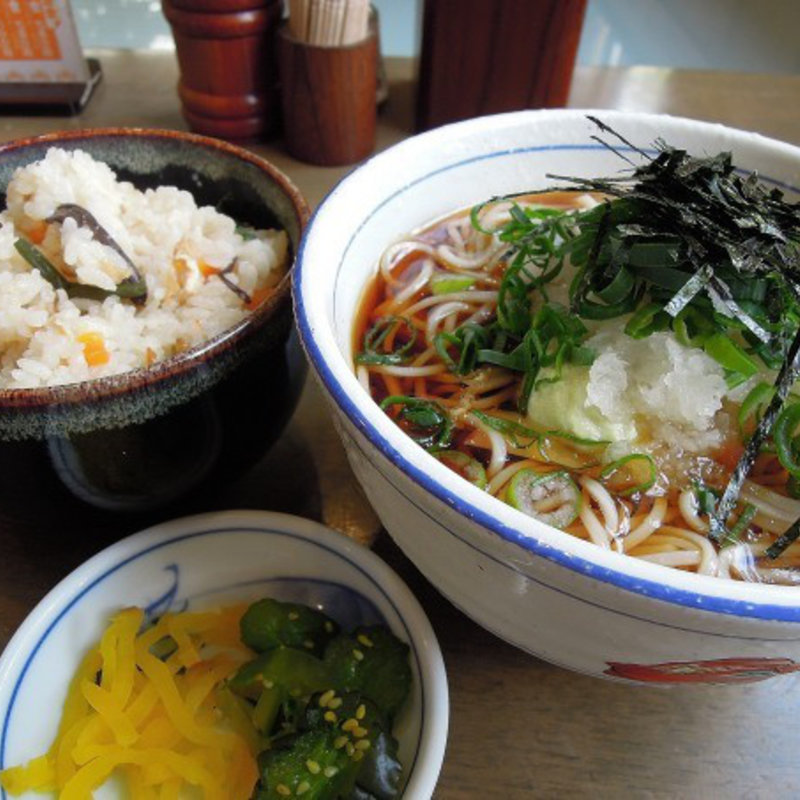 冷やしたぬき定食(松月)