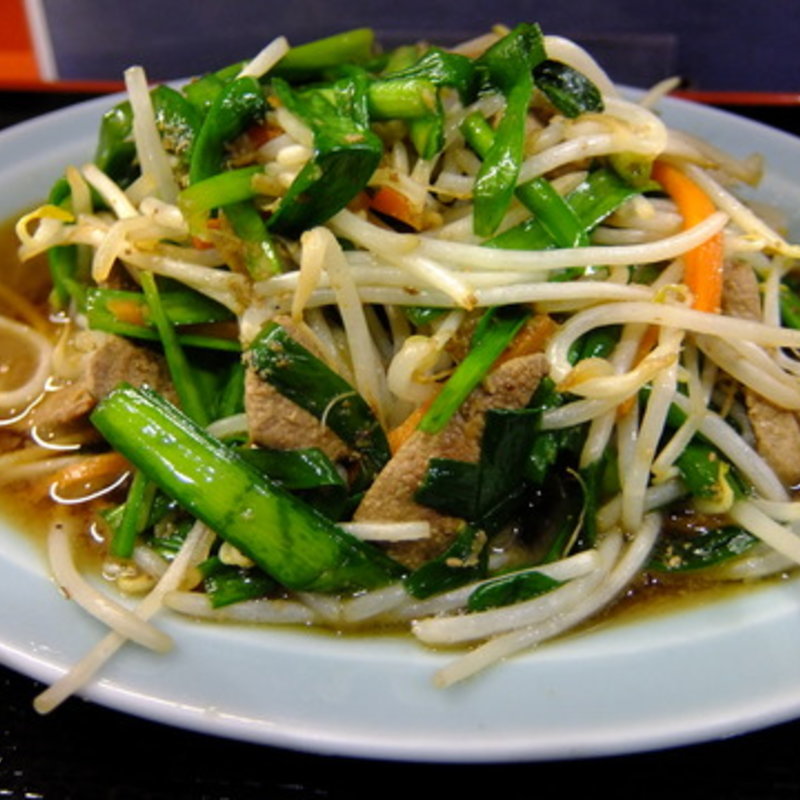 レバニラ炒め定食(松月)